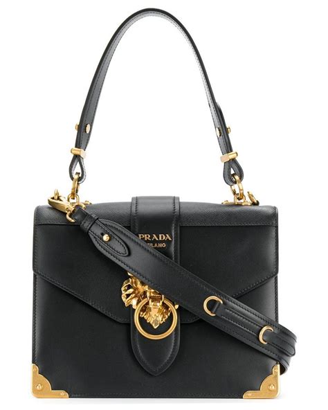 prada cahier lion shoulder bag.